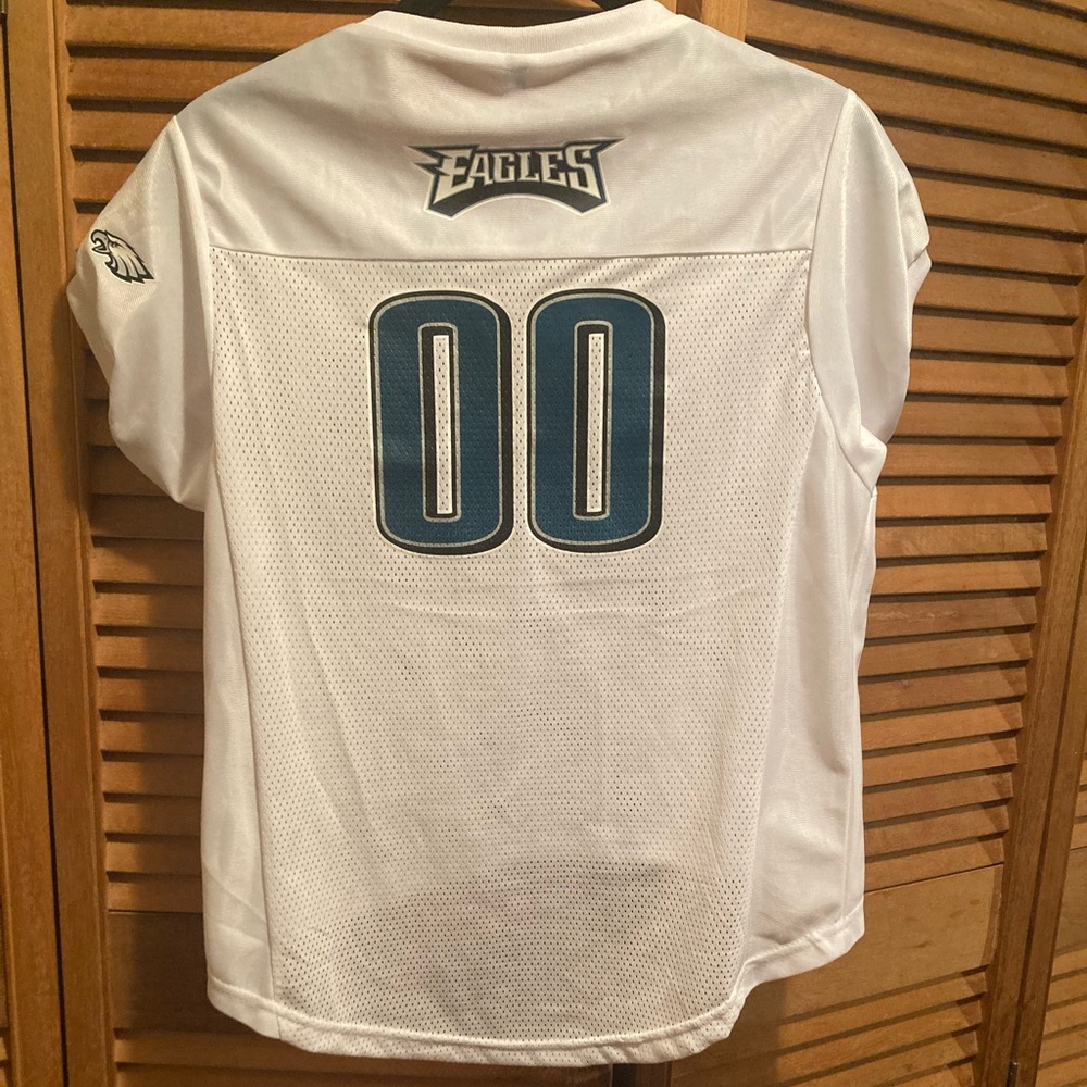 Hunter Eagles White Cropped Jersey